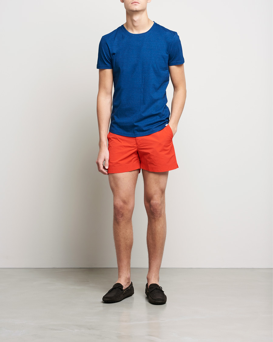 Herren | T-Shirts | Orlebar Brown | OB Crew Neck Tee Denim Pigment