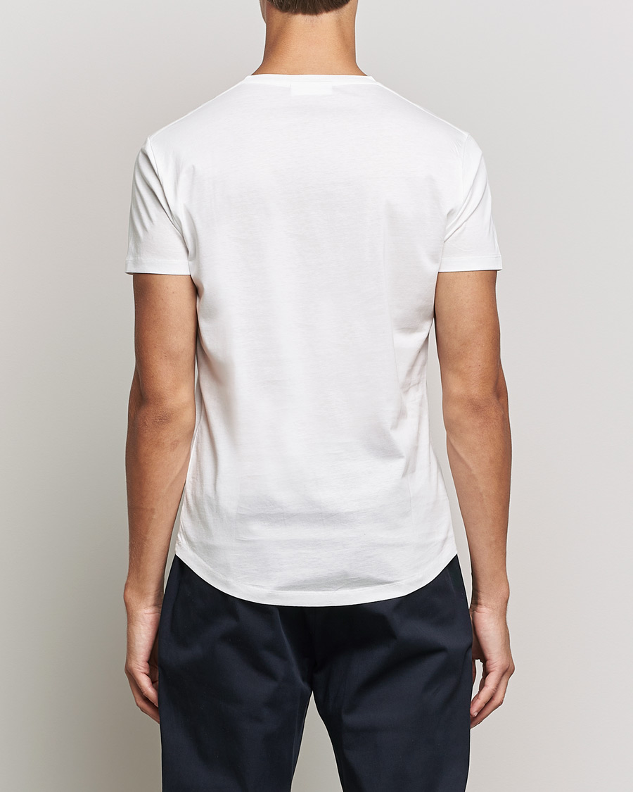 Herren | T-Shirts | Orlebar Brown | OB Crew Neck Mercerised Cotton Tee White