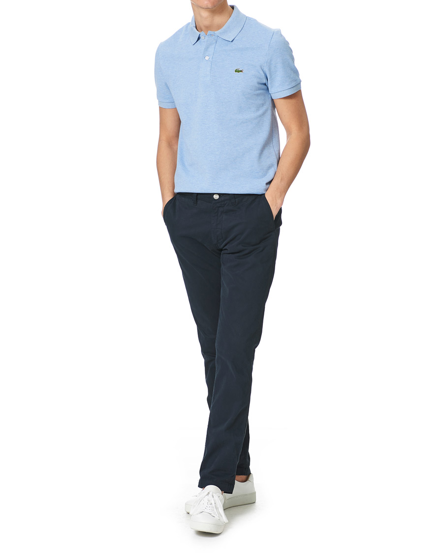 Herren | Poloshirts | Lacoste | Slim Fit Polo Piké Cloudy Blue