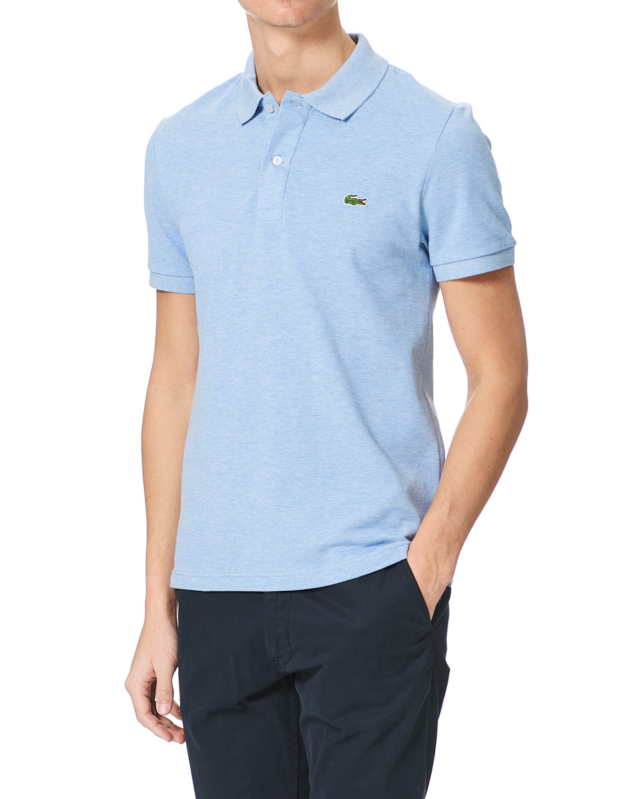 Herren | Poloshirts | Lacoste | Slim Fit Polo Piké Cloudy Blue