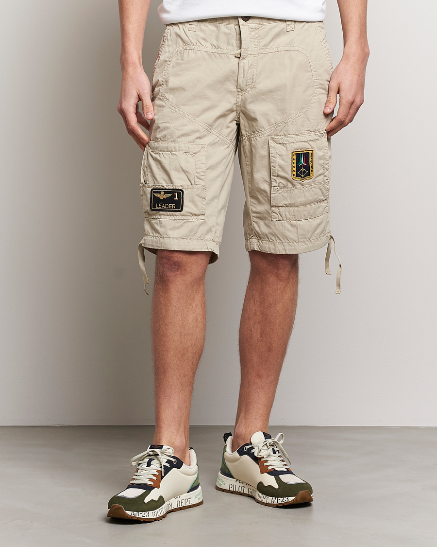 Herren | Shorts | Aeronautica Militare | 7AMH Heritage Bermuda Shorts Sand