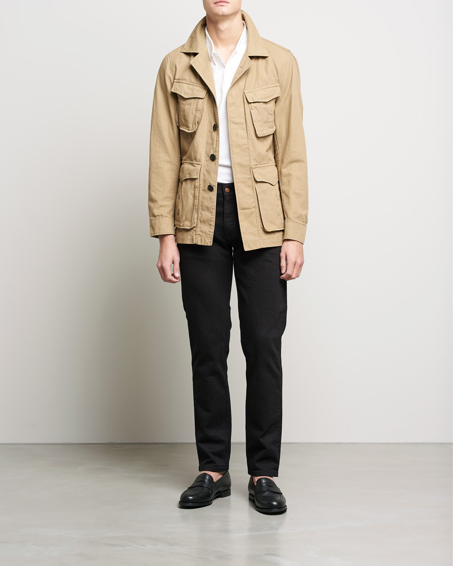 Herren | Jeans | Oscar Jacobson | Albert Cotton Stretch Jeans Black