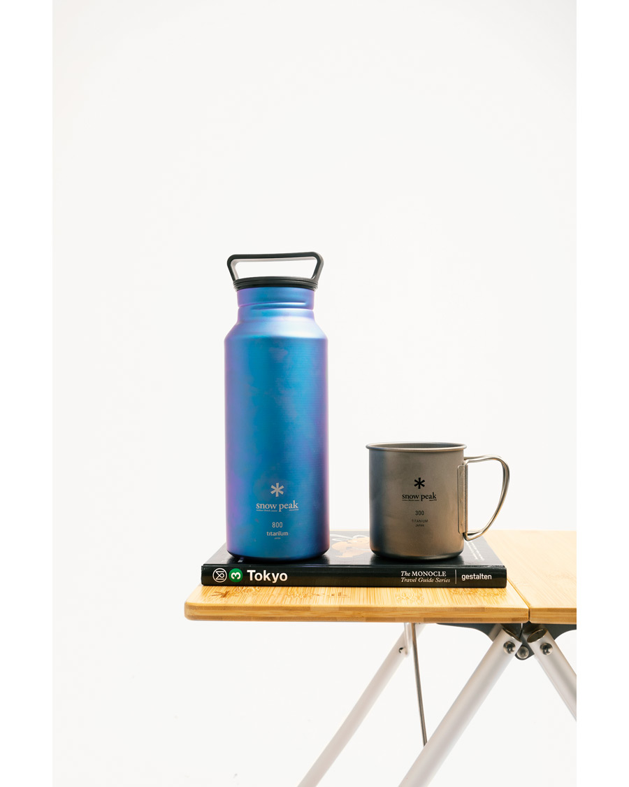 Herren | Snow Peak Titanium Aurora Bottle 800 Blue | Snow Peak | Titanium Aurora Bottle 800 Blue