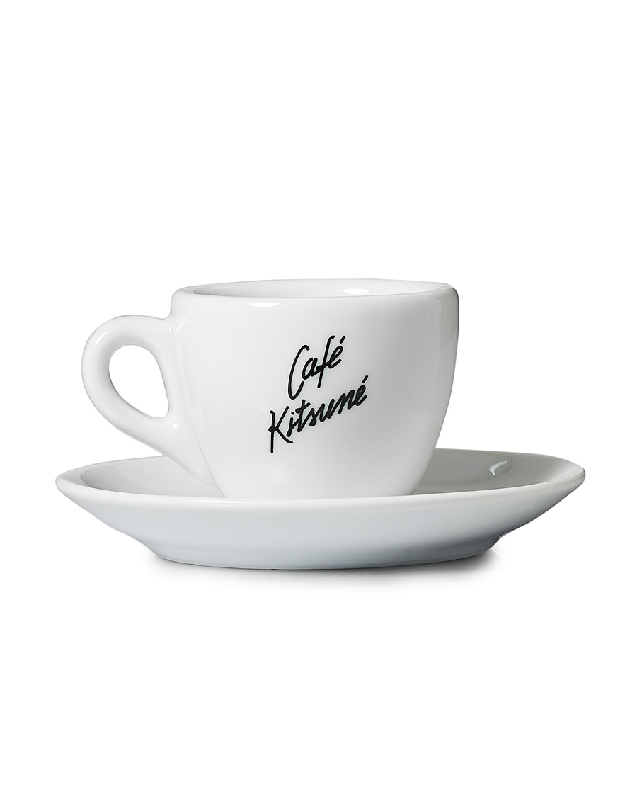 Herren | Café Kitsuné Espresso Cup & Saucer White | Café Kitsuné | Espresso Cup & Saucer White