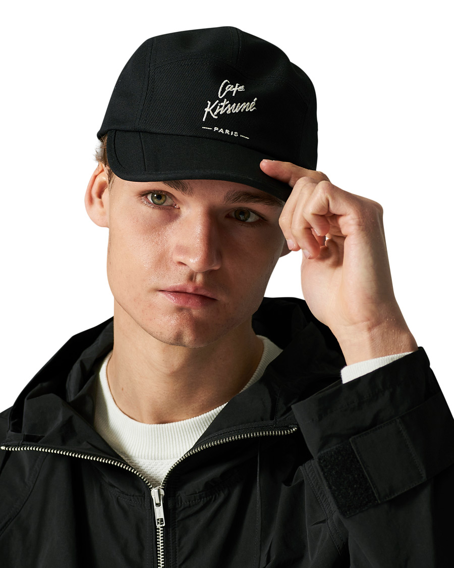 Herren | Café Kitsuné Crew Cap Black | Café Kitsuné | Crew Cap Black