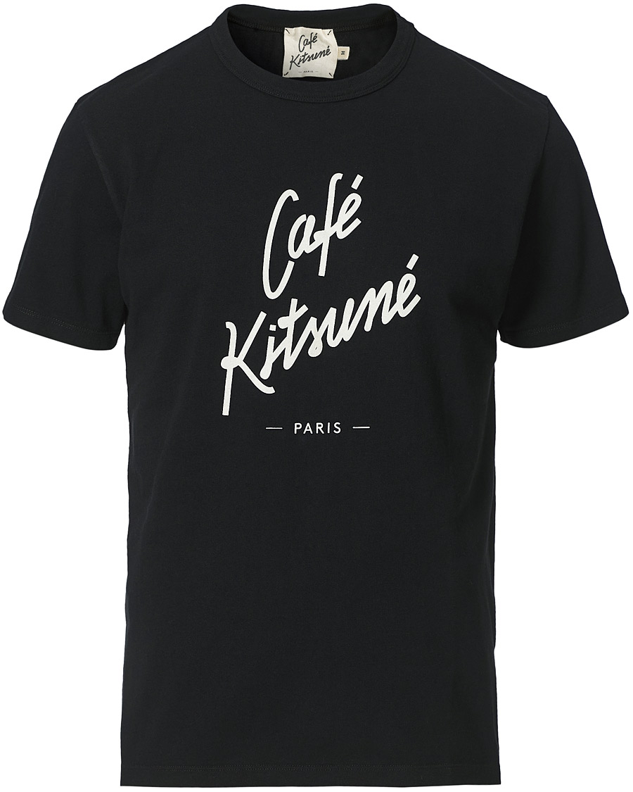 Herren | T-Shirts | Café Kitsuné | Crew T-Shirt Black