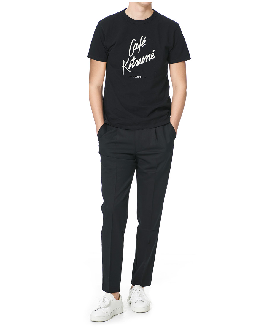 Herren | T-Shirts | Café Kitsuné | Crew T-Shirt Black