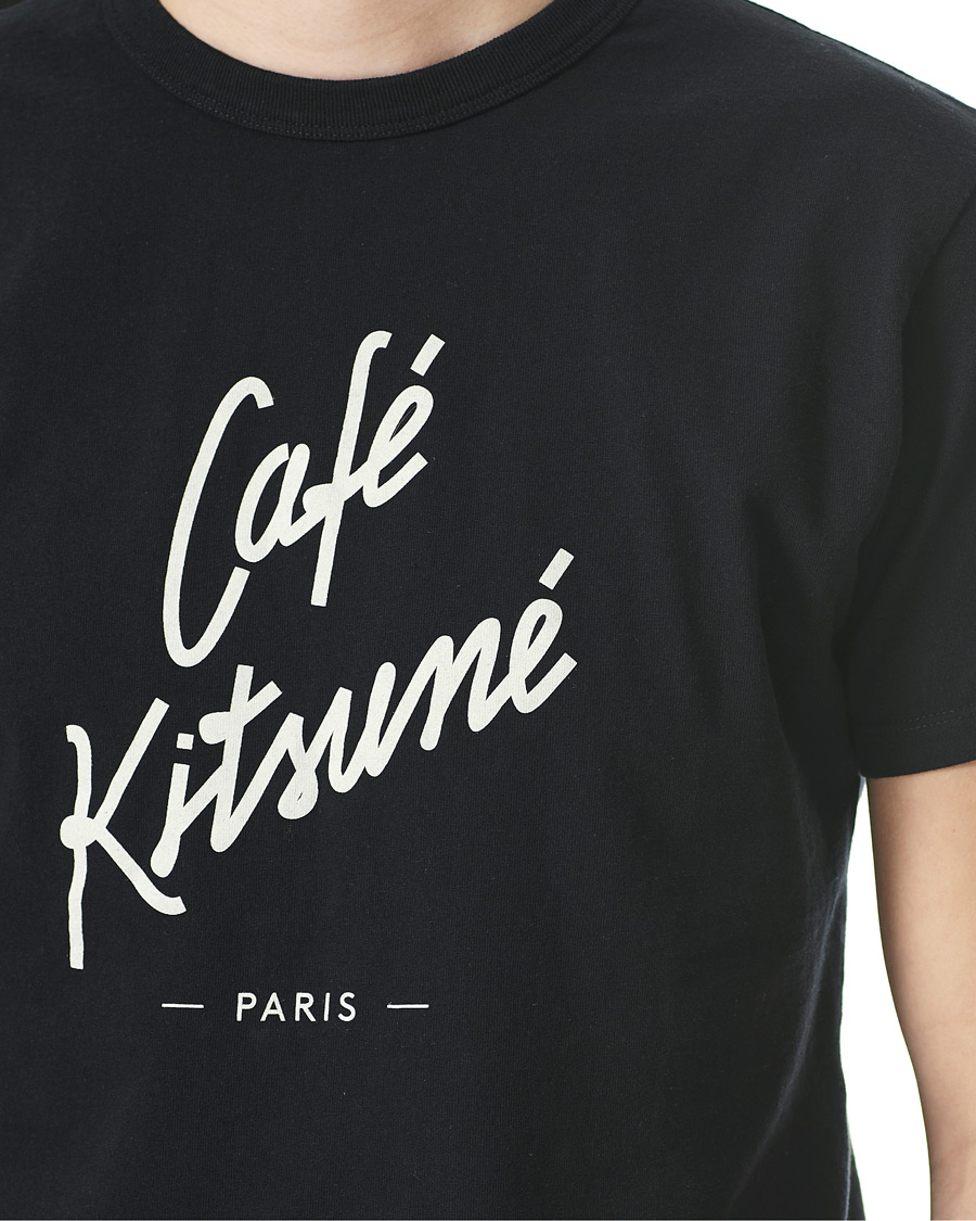Herren | T-Shirts | Café Kitsuné | Crew T-Shirt Black
