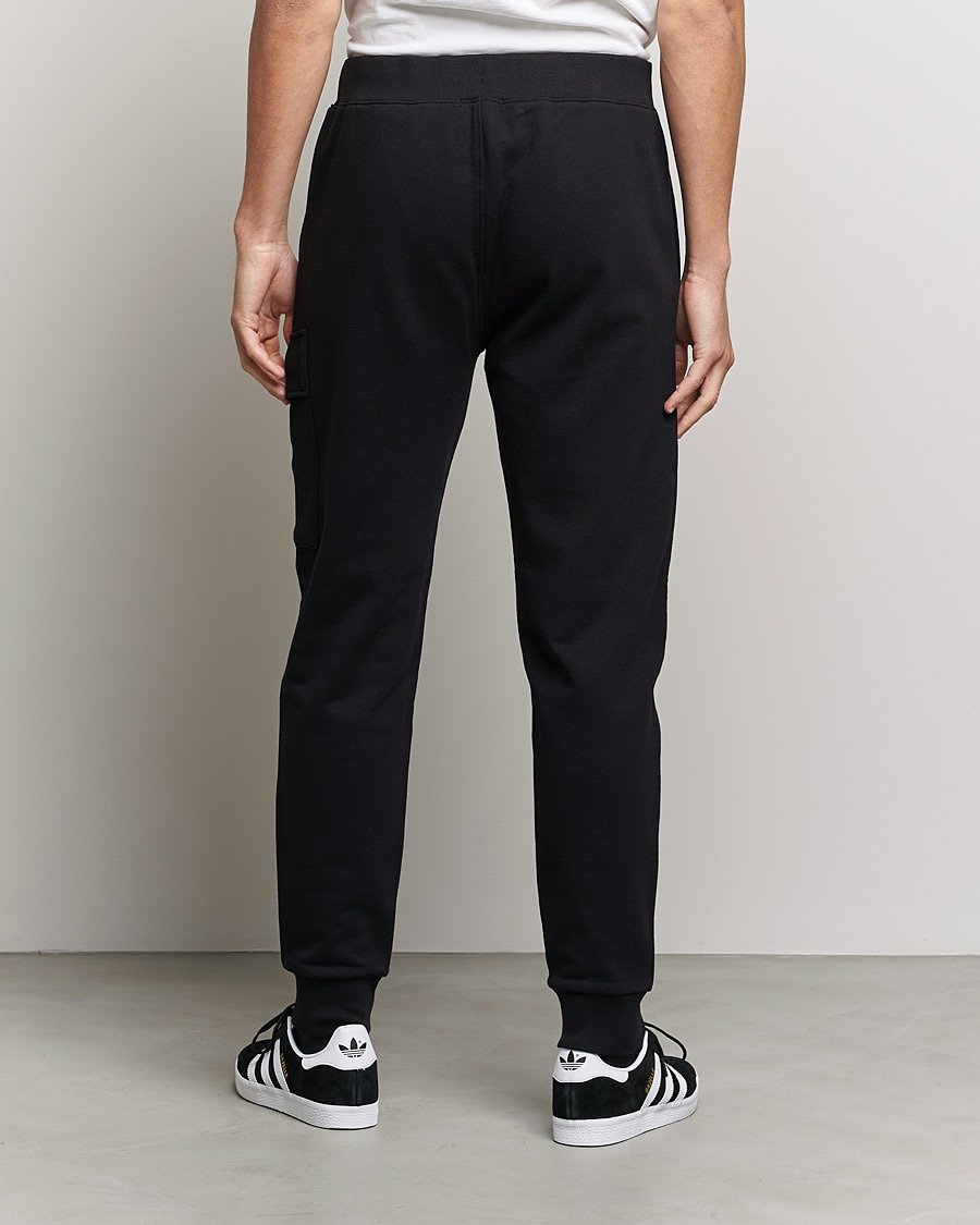 Herren | Hosen | C.P. Company | Diagonal Raised Fleece Lens Sweatpants Black