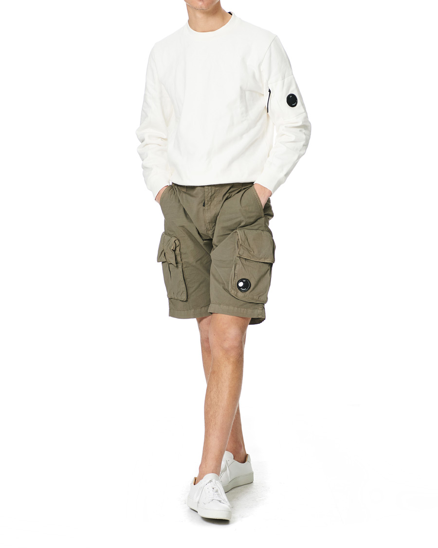 Herren | Shorts | C.P. Company | Stretch Twill Cargo Shorts Olive