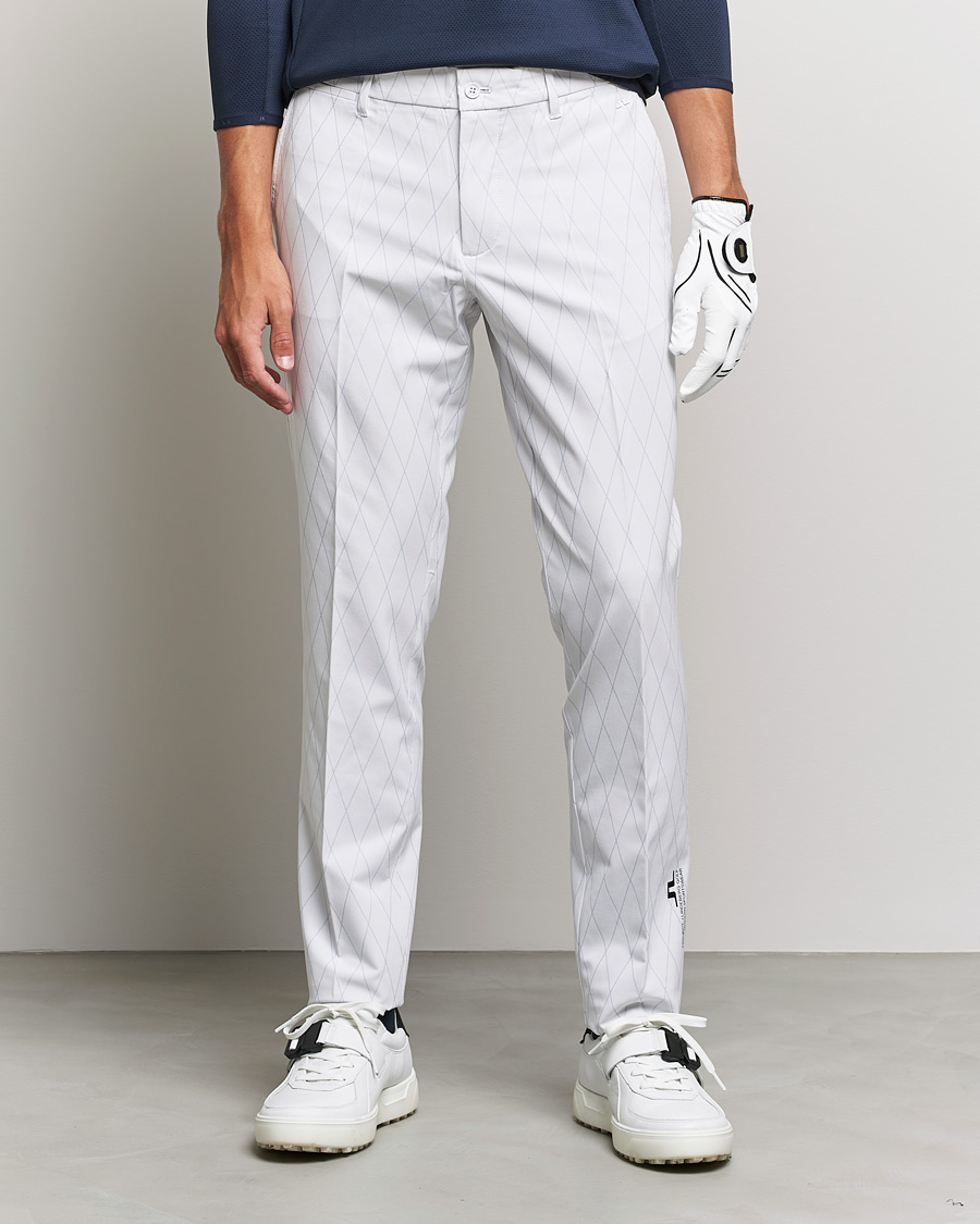 Herren | Hosen | J.Lindeberg | Active Argyle Golf Pants White