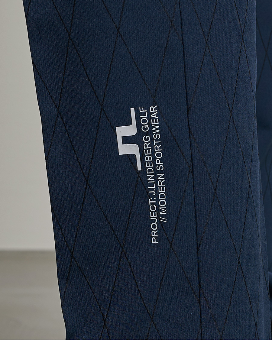Herren | Hosen | J.Lindeberg | Active Argyle Golf Pants Navy