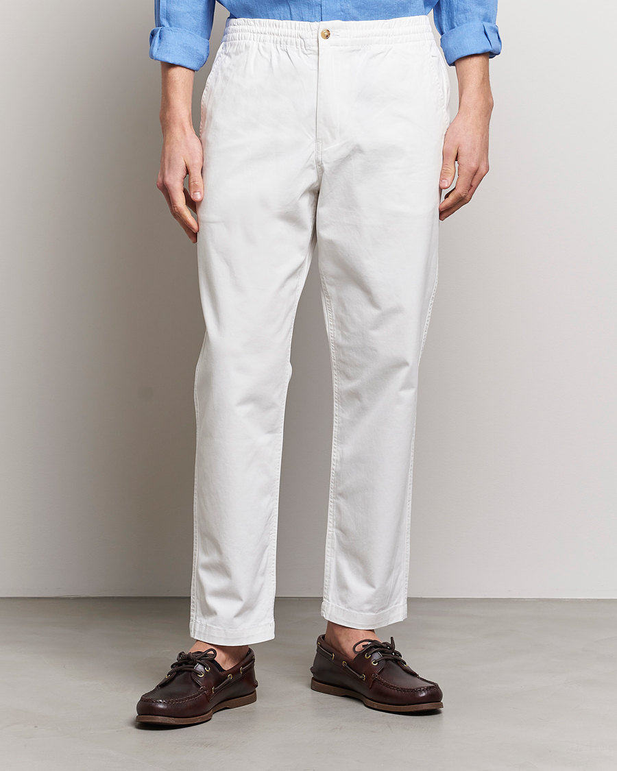 Herr |  | Polo Ralph Lauren | Prepster Stretch Drawstring Trousers Deckwash White