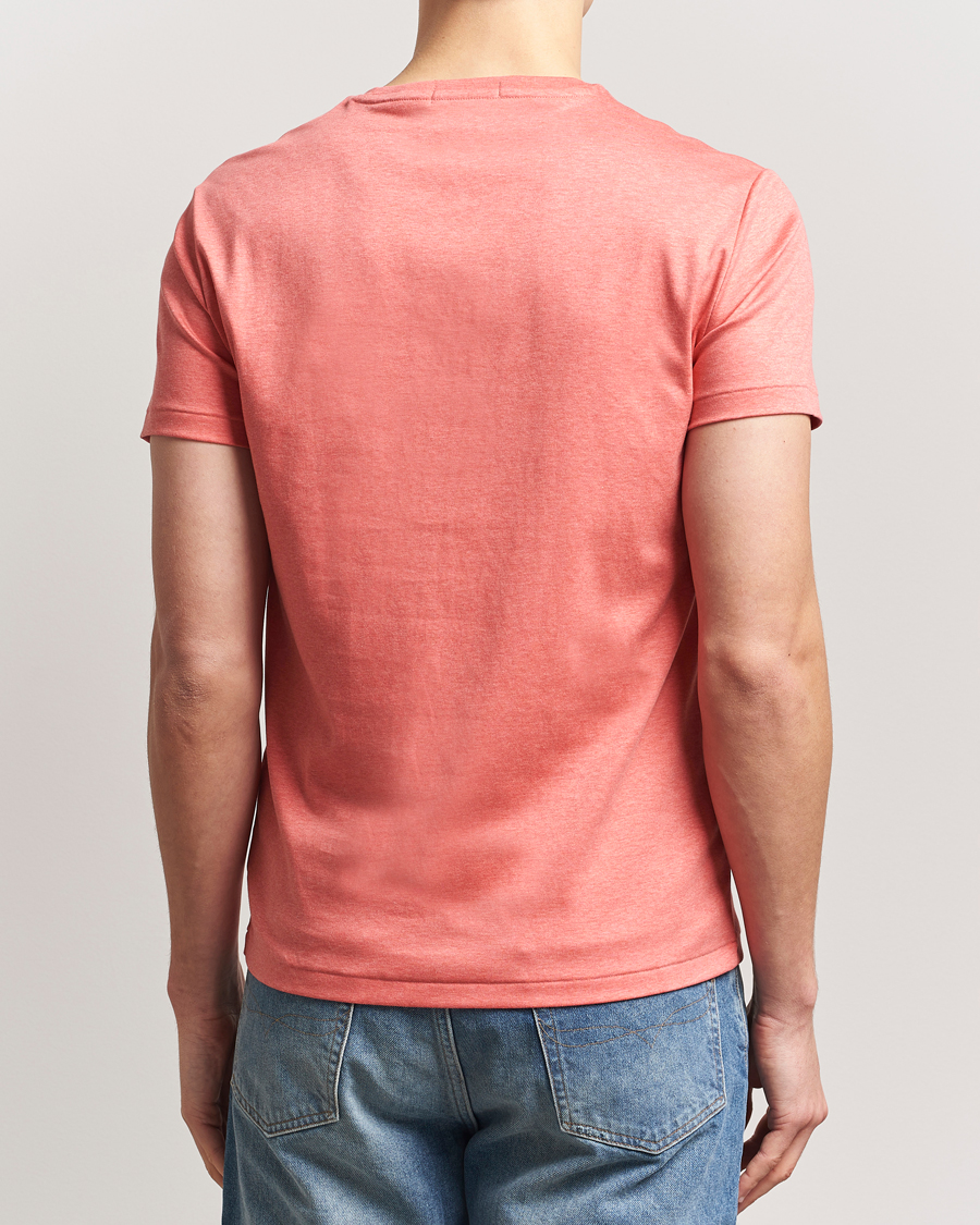 Herren | T-Shirts | Polo Ralph Lauren | Luxury Pima Cotton Crew Neck T-Shirt Rose Heather