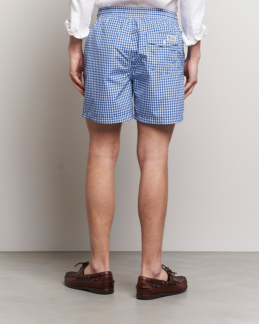 Herren | Badehosen | Polo Ralph Lauren | Traveler Gingham Swimshorts Cruise Royal