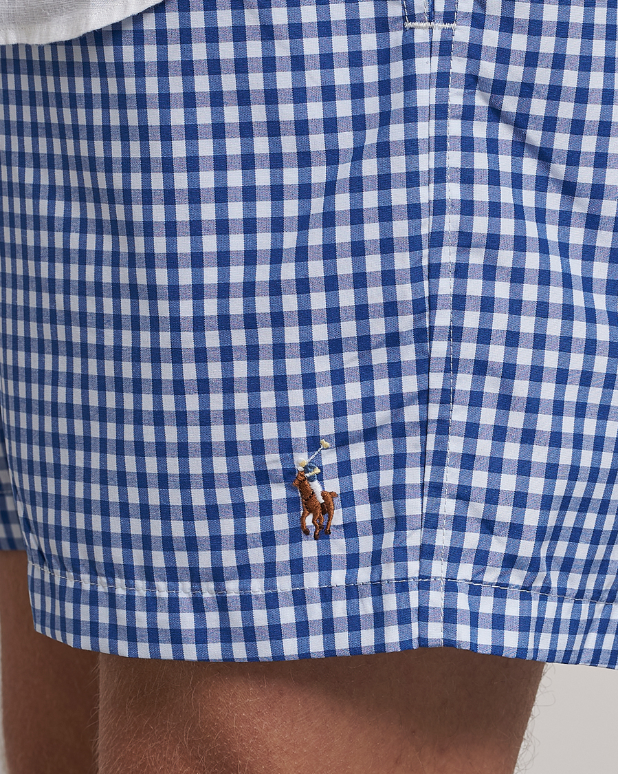 Herren | Badehosen | Polo Ralph Lauren | Traveler Gingham Swimshorts Cruise Royal