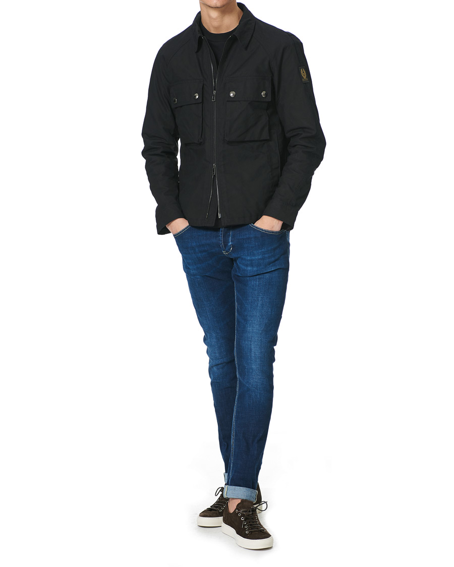 Herren | Jacken | Belstaff | Hedger Dry Wax Overshirt Jacket Black