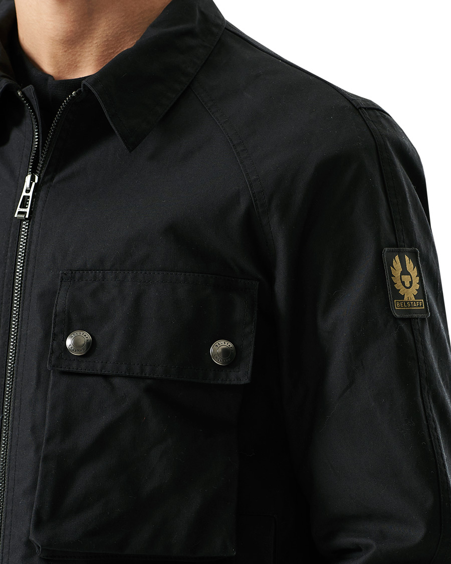 Herren | Jacken | Belstaff | Hedger Dry Wax Overshirt Jacket Black