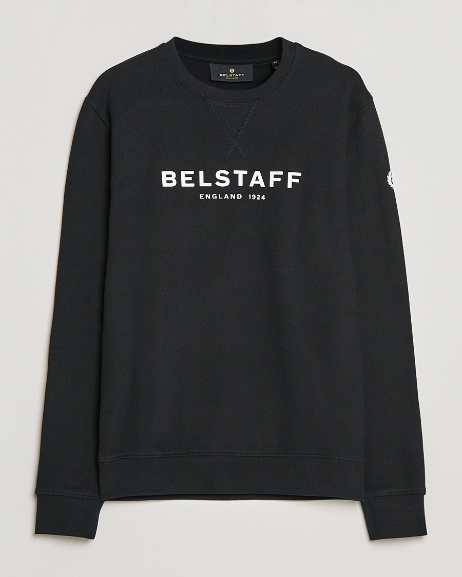 Herren | Pullover | Belstaff | 1924 Crew Neck Logo Sweat Black