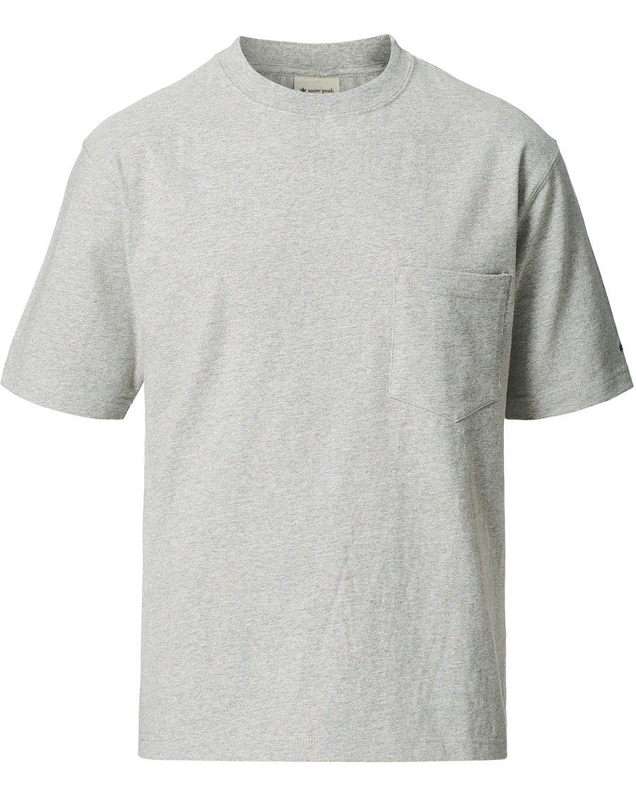 Herren | T-Shirts | Snow Peak | Recycled Cotton T-Shirt Medium Grey