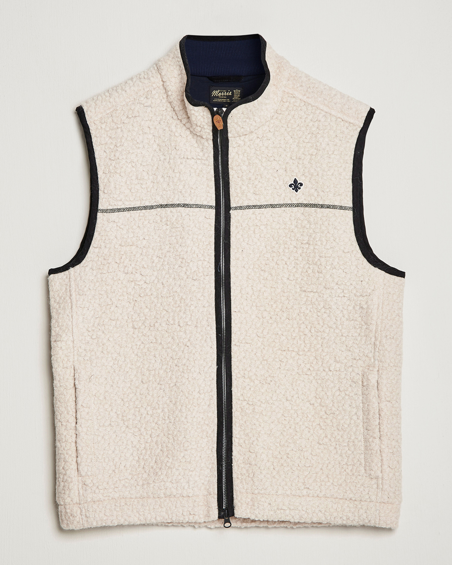 Herren | Westen | Morris | Whitfield Pile Vest White