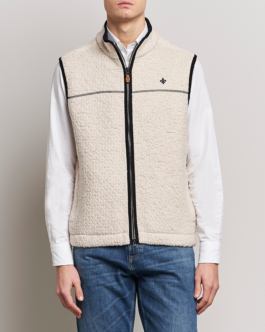 Herren | Westen | Morris | Whitfield Pile Vest White