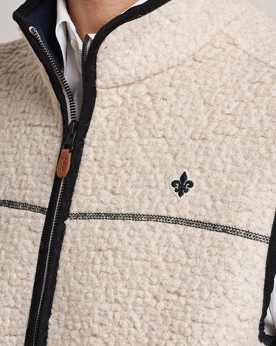 Herren | Westen | Morris | Whitfield Pile Vest White