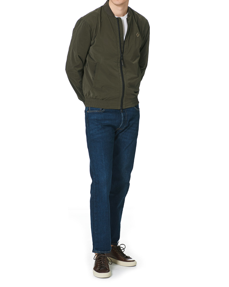 Herren | Jacken | Morris | Nicolas Nylon Bomber Jacket Olive