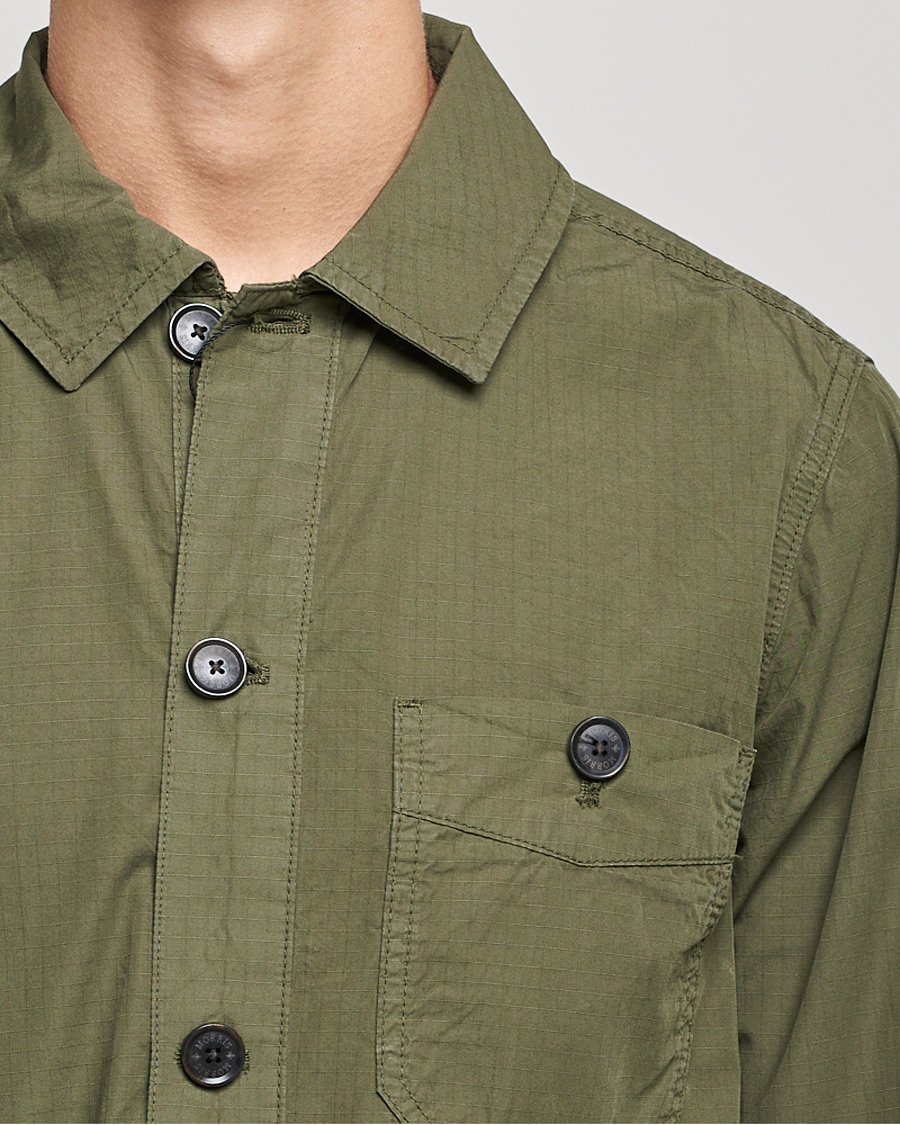 Herren | Hemden | Morris | Morley Ripstop Shirt Jacket Olive