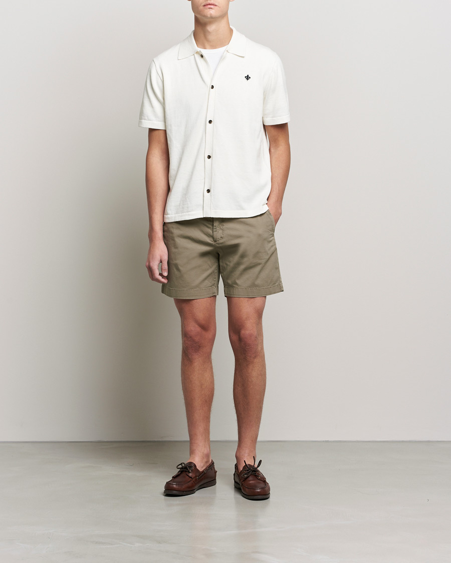 Herren | Shorts | Morris | Light Twill Chino Shorts Olive