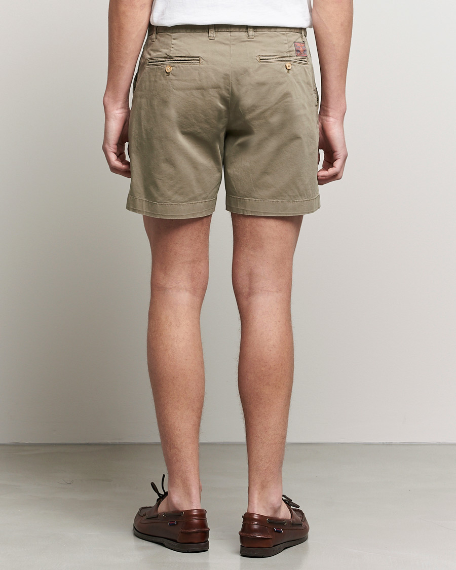 Herren | Shorts | Morris | Light Twill Chino Shorts Olive