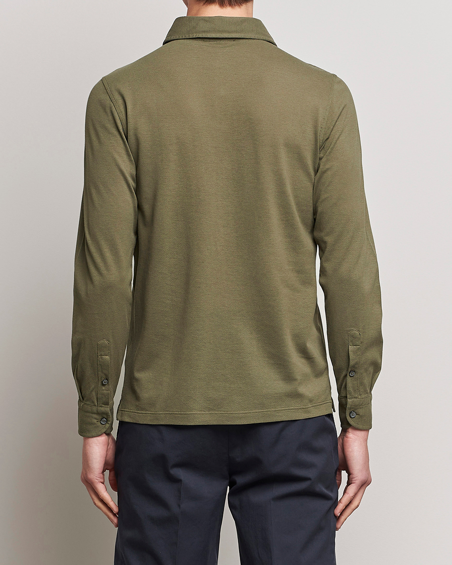 Herren | Hemden | Gran Sasso | Popover Shirt Olive