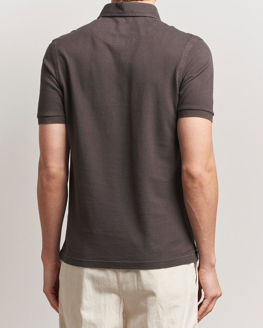Herren | Poloshirts | Gran Sasso | Washed Polo Brown