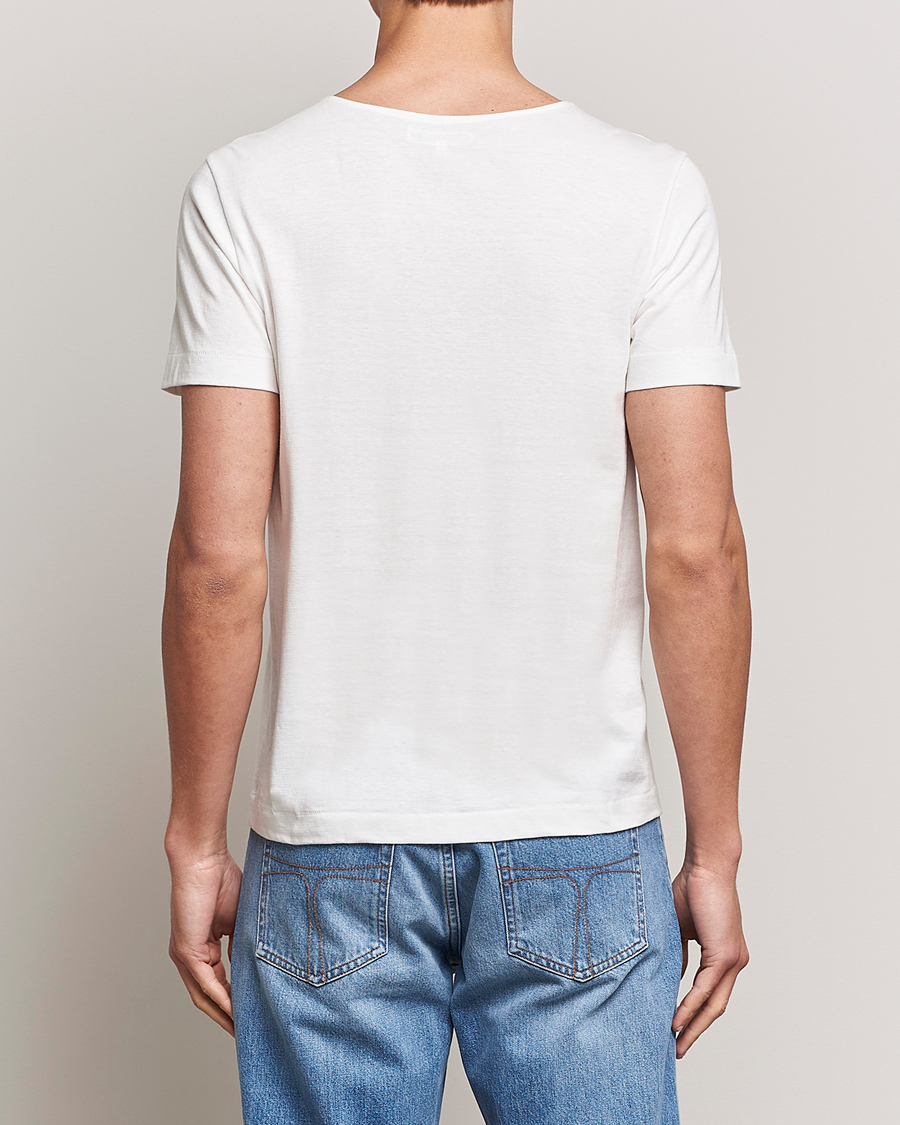 Herren | T-Shirts | Merz b. Schwanen | 1920s Loopwheeled T-Shirt White