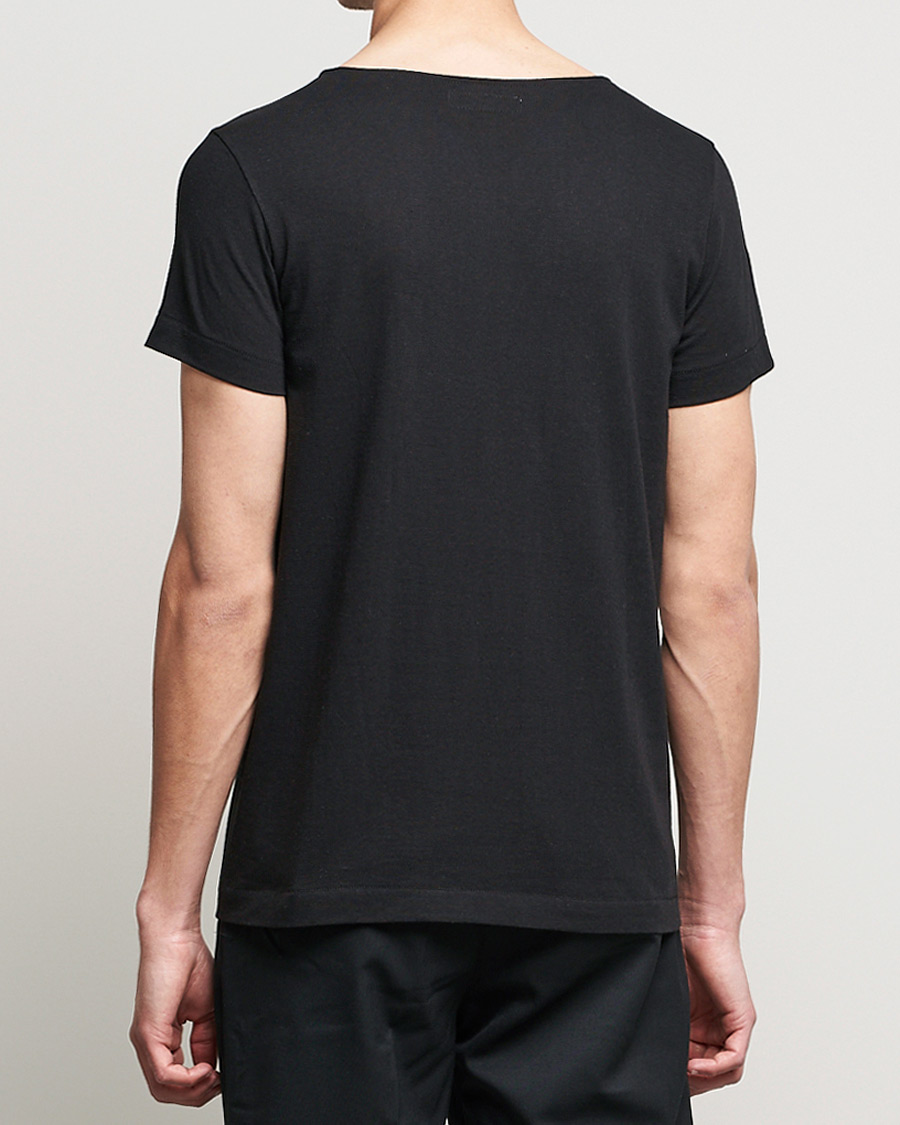 Herren | T-Shirts | Merz b. Schwanen | 1920s Loopwheeled T-Shirt Black
