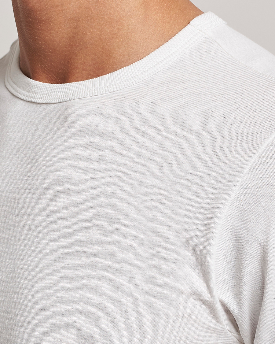 Herren | T-Shirts | Merz b. Schwanen | 1950s Classic Loopwheeled T-shirt White