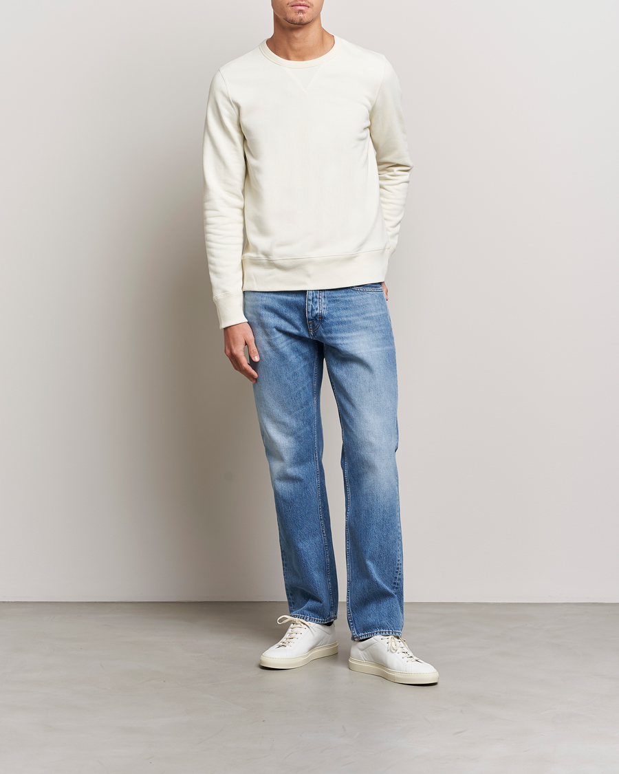 Herren | Pullover | Merz b. Schwanen | Organic Cotton Crew Neck Sweat Oat