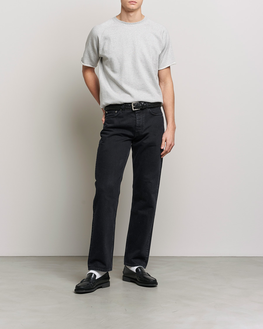 Herren | T-Shirts | BEAMS PLUS | Cut Off Sweatshirt Heather Grey