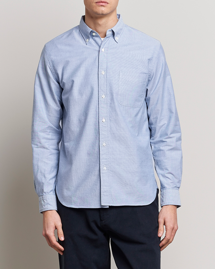 Herren | Oxfordhemden | BEAMS PLUS | Oxford Button Down Shirt Light Blue