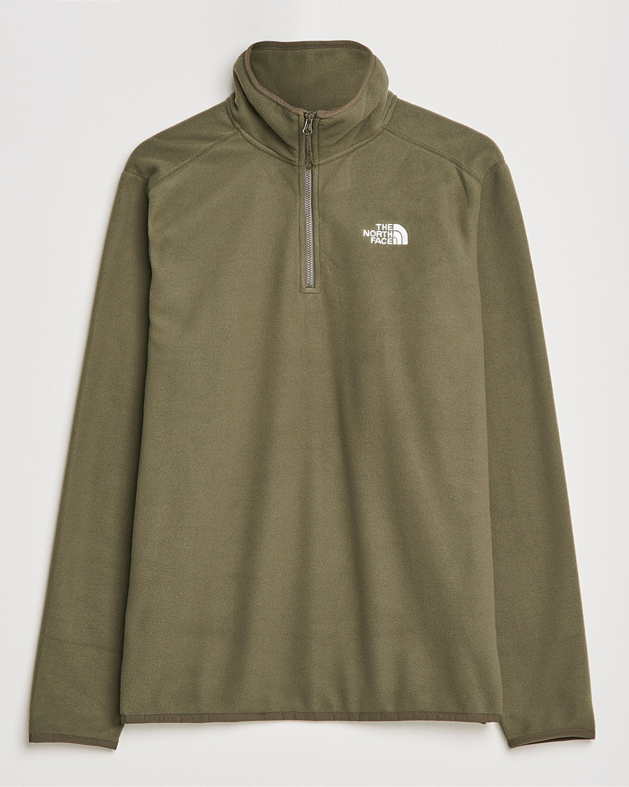 Herren | Pullover | The North Face | 100 Glacier 1/4 Zip Taupe Green