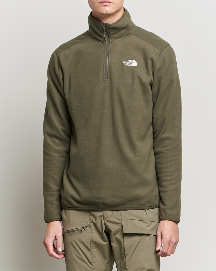 Herren | Pullover | The North Face | 100 Glacier 1/4 Zip Taupe Green