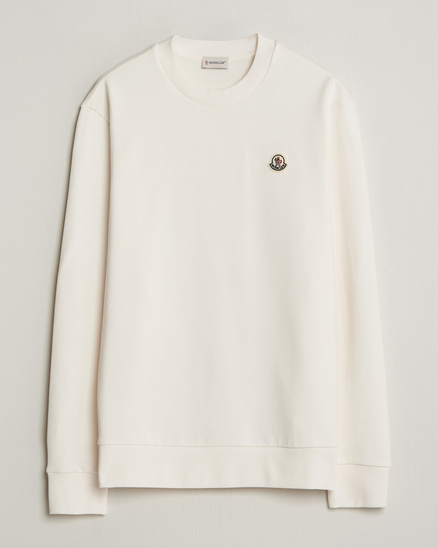 Herren | Pullover | Moncler | Logo Sweatshirt White