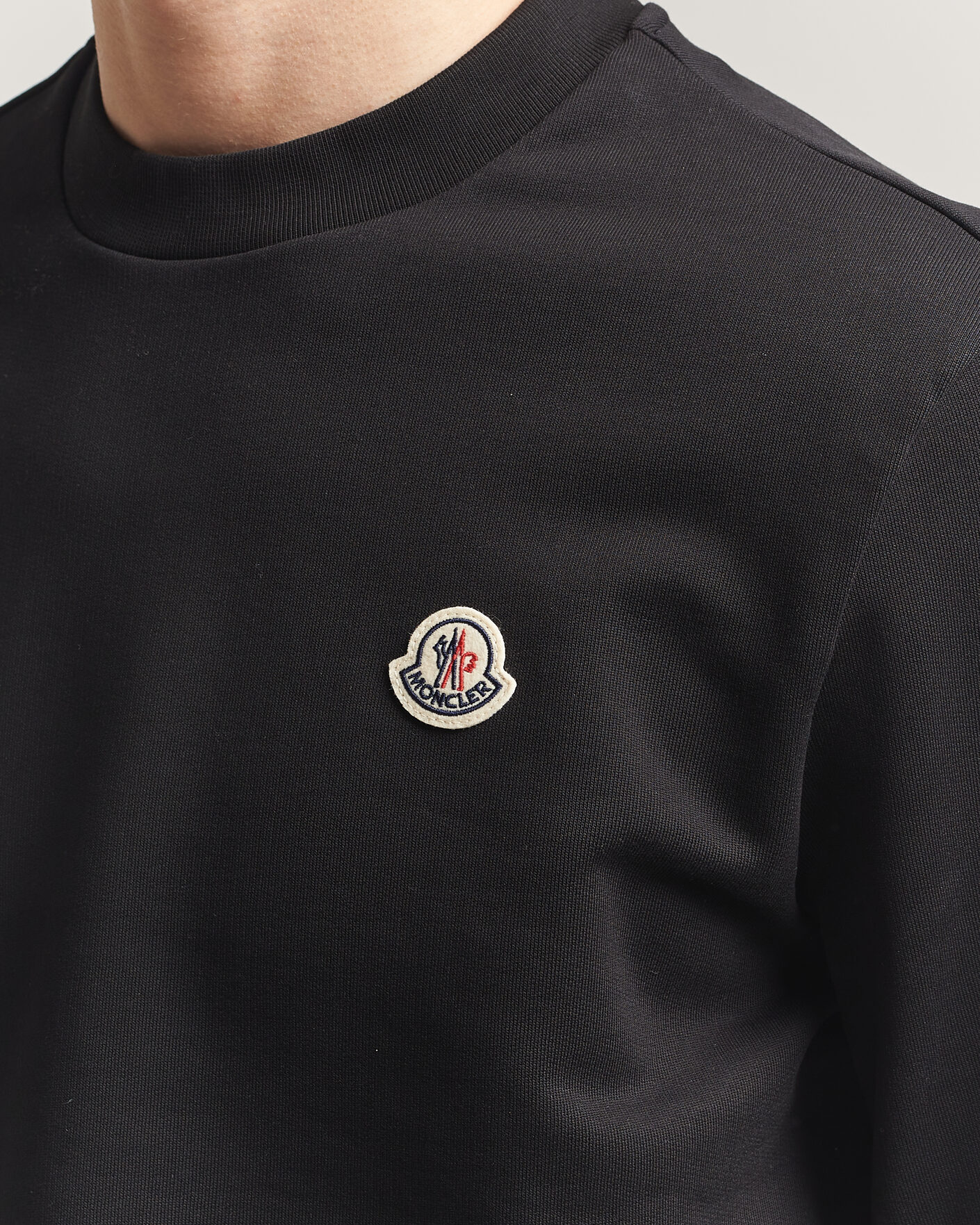 Herren | Pullover | Moncler | Logo Sweatshirt Black