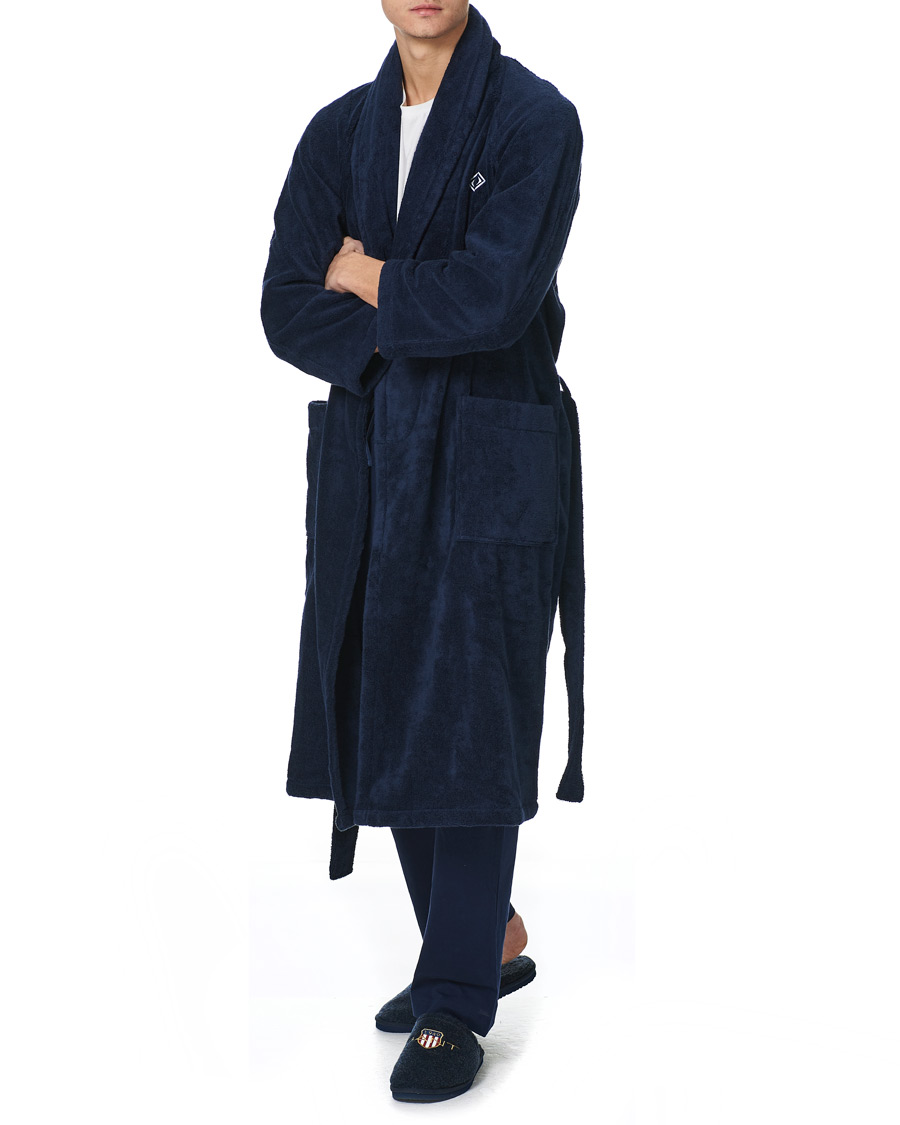 Herren | Schlafanzüge & Bademäntel | Ralph Lauren Home | Langdon Shawl Collar Bathrobe Midnight
