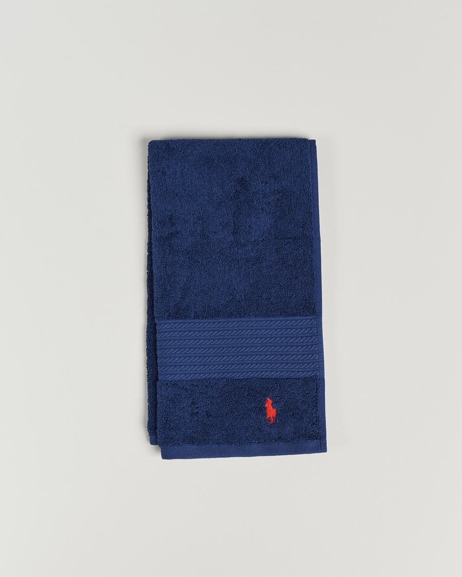 Herren | Ralph Lauren Home Polo Player Guest Towel 40x75 Marine | Ralph Lauren Home | Polo Player Guest Towel 40x75 Marine