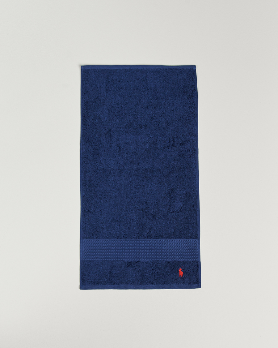 Herren | Ralph Lauren Home Polo Player Guest Towel 40x75 Marine | Ralph Lauren Home | Polo Player Guest Towel 40x75 Marine