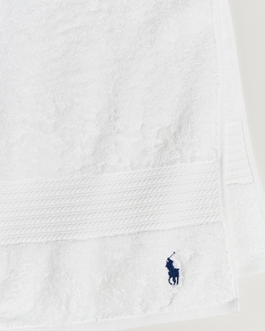 Herren | Ralph Lauren Home Polo Player Shower Towel 75x140 White | Ralph Lauren Home | Polo Player Shower Towel 75x140 White