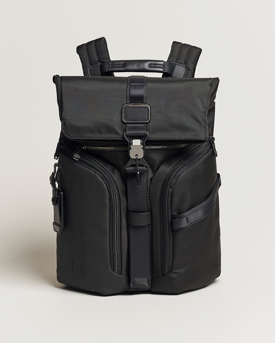 Herren | TUMI Alpha Bravo Logistics Backpack Black | TUMI | Alpha Bravo Logistics Backpack Black