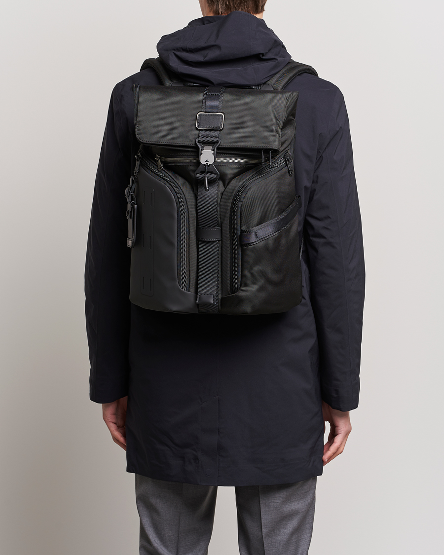 Men | Bags | TUMI | Alpha Bravo Logistics Backpack Black