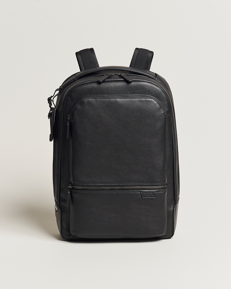 Herren | TUMI Harrison Bradner Leather Backpack Black | TUMI | Harrison Bradner Leather Backpack Black